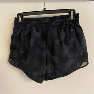 90 Degree by Reflex Camo Lululemon Dupe Running Shorts